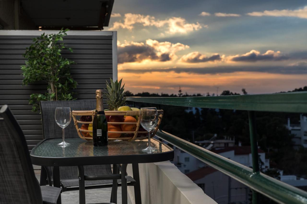 Apartment For 4 Ppl With Great View In Афины Экстерьер фото
